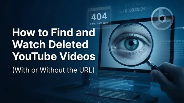 How to Find and Watch Deleted YouTube Videos (With or Without the URL)