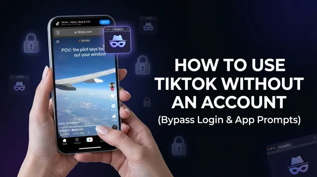 How to Use TikTok Without an Account (Bypass Login & App Prompts)
