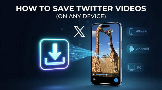How to Save Twitter Videos on Any Device (iPhone, Android, PC)