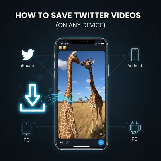 Twitter Videolarını Herhangi Bir Cihazda (iPhone, Android, PC) Nasıl Kaydedersiniz?