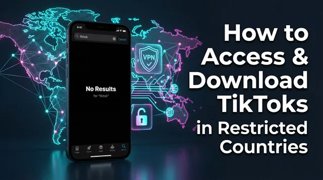 How to Access & Download TikToks in Restricted Countries