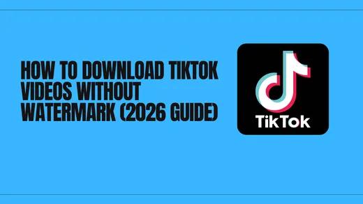Filigran Olmadan TikTok Videoları Nasıl İndirilir (Ücretsiz ve Hızlı)