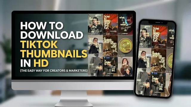 How to Download TikTok Thumbnails in HD (The Easy Way)